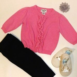Heartstrings pink sweater girls